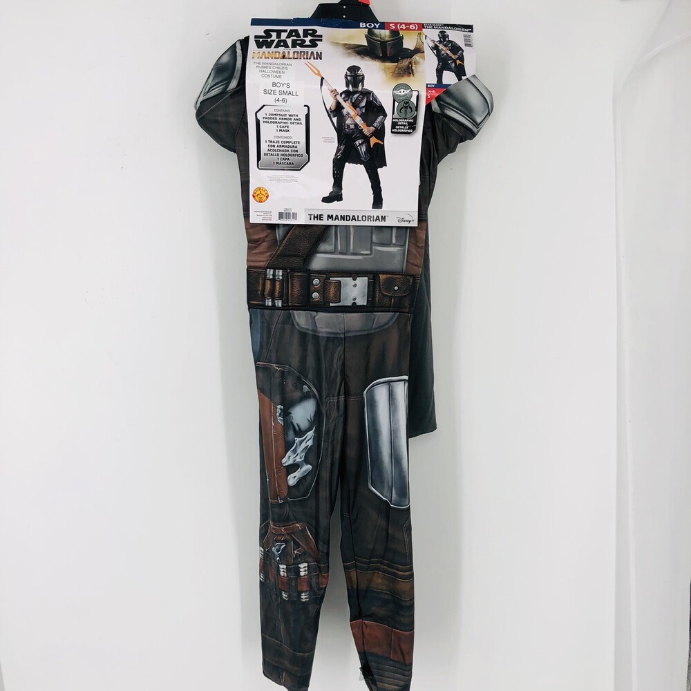 Rubie's Boy's Starwars The Mandalorian Costume Size Small (4-6) Costume Only